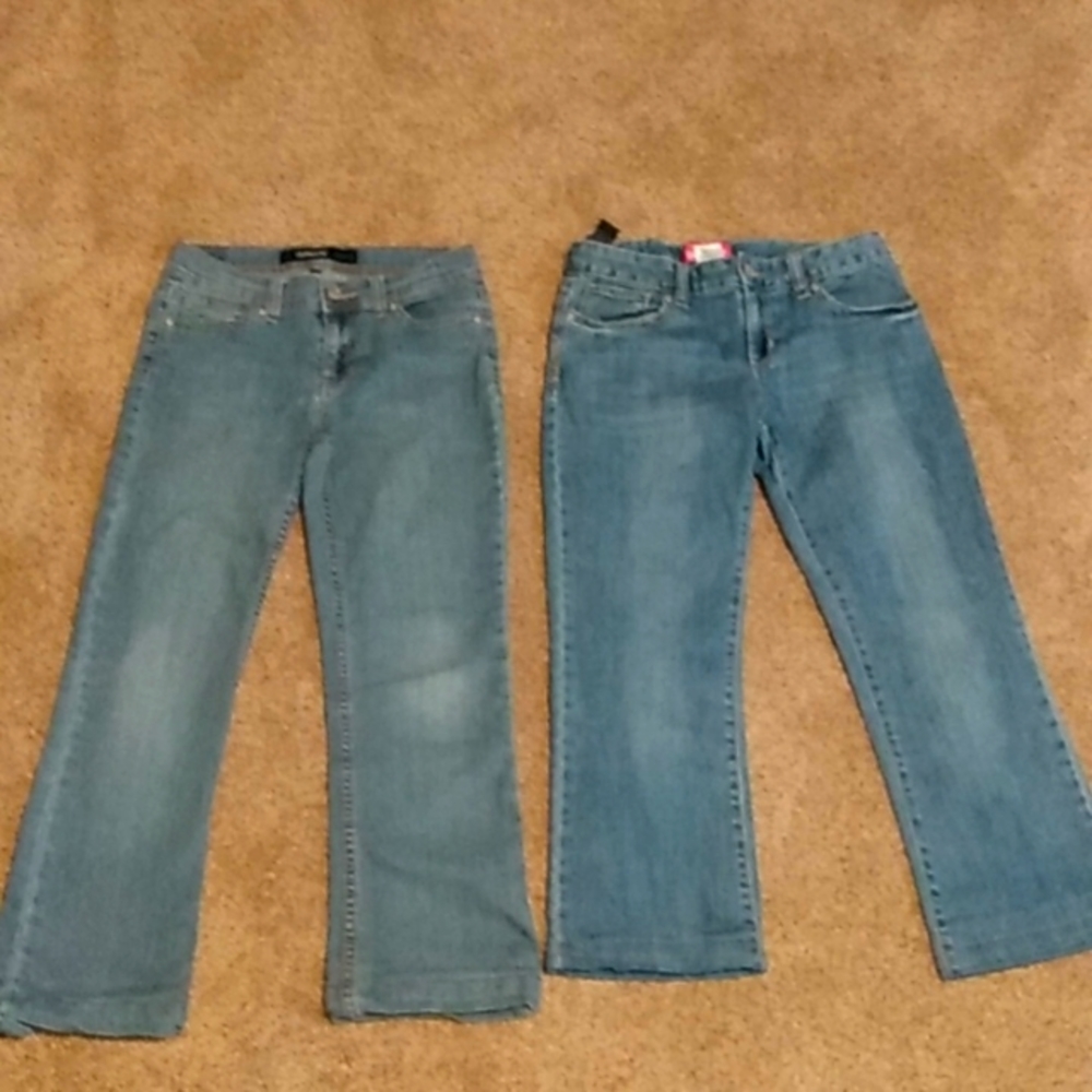2 pairs girls size 10 jeans